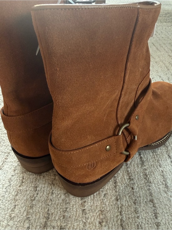 NWT Dingo Men’s Whiskey Suede Leather Harness Boots Size 12D main image 7